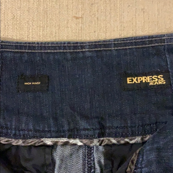 High waist jean skirt - Picture 3 of 4